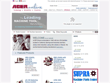 Tablet Screenshot of aceronline.net